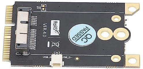TIKATARER Tarjeta Adaptadora Convertidora Mini PCI E a BCM, Plug Play, No Necesita Controlador, Tarjeta Adaptadora para WLAN de 12 y 6 Pines, Ideal para OS X de 7, 8, 8.1, 10, 32, 64 bits