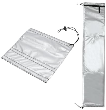 Cubierta portátil para manguera de ventilación de CA, cubiert as aisladas para aire acondicionado para interior, fun da aislante de tubería para de conducto de escape de 5 y 5,9 pulgadas de diámetro