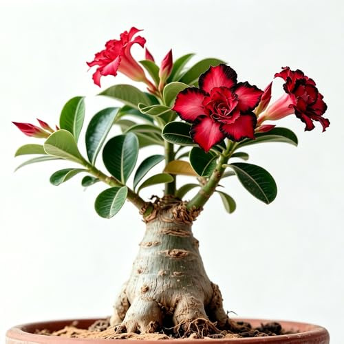 Adenium obesum - Rosa del deserto giardino balcone rampicante 3Rhizome