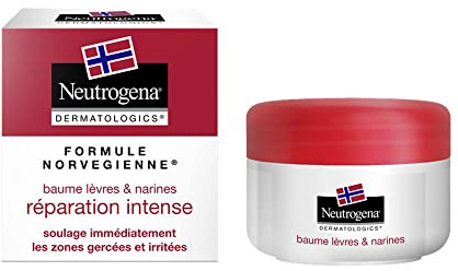 Neutrogena Cuidado Labial , Bálsamo Reparación Intensa Nariz y Labios - 15 ml