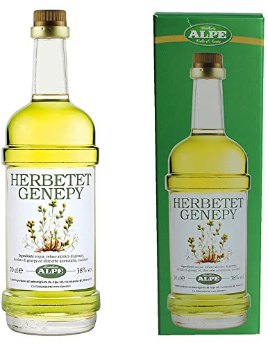 Herbetet Genepy Alpe cl 70 liquore alpino della Valle d'Aosta vol. 38%