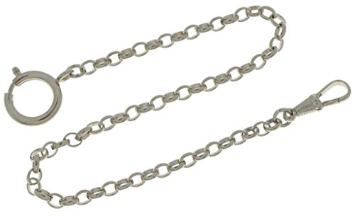PUREgrey MTS Taschenuhrkette Erbskette oval 30 cm lang 4 mm dick hochwertig veredelt