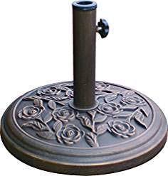 FK's Garden 9kg Cast Iron Effect Parasol Base