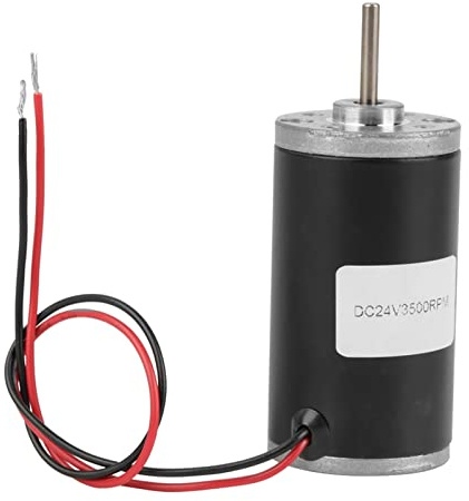 Moteur DC 24V 3500rpm réversible, 31ZY, diamètre 31mm, arbre 3mm | Moteur engrenage couple élevé 400gf·cm, CW/CCW, robotique, modèles réduits, makers, compact 165g