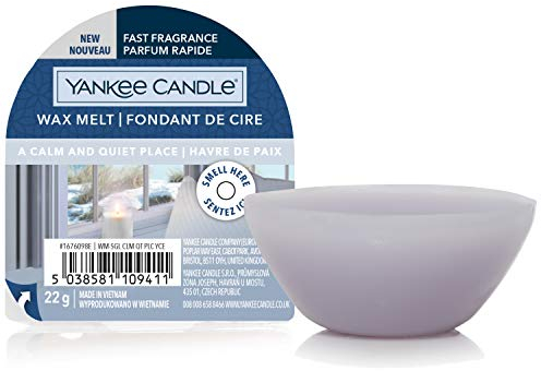 YANKEE CANDLE Wax Melts | A Calm & Quiet Place | Up to 8 Hours of Fragrance | 1 Count