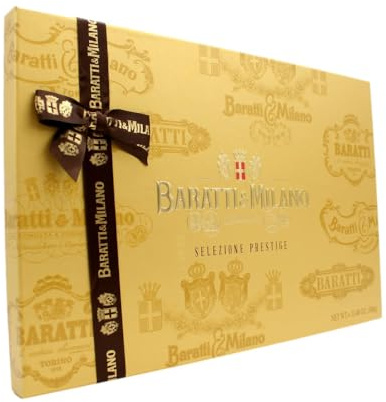 Baratti & Milano-Scatola Regalo Selezione Prestige-Raffinate Praline di Cioccolato Assortite - 380 gr.