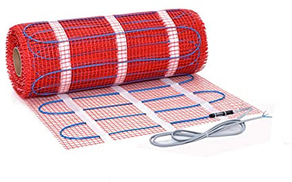 Riscaldamento a Pavimento Autoadesiva Fai da Te Sistema di Kit di Riscaldamento radiante Indoor underfloor per Piastrelle in Ceramica Cemento Marmo terrazzo Pavimento in Laminato (Size : 2 Square Met