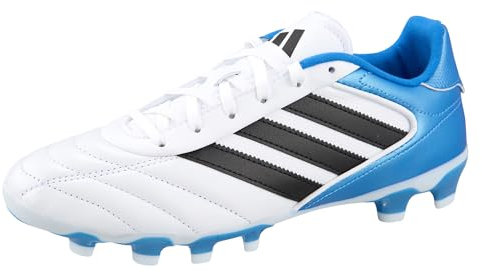 adidas Tacos de fútbol Unisex, Calzado White Core Black Bright Royal Jh7163, 25.0 cm