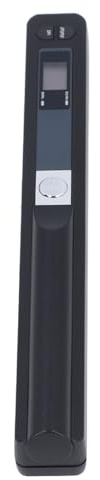 Tragbarer Scanner für A4 Dokumente, 8,27 Zoll HD Farb Handscanner mit 900 DPI, Unterstützt 32 GB Kleine Speicherkarte, Fotoscanner für Zuhause, Reisen, Büro (Black)