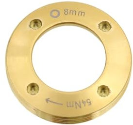 GodLOL Fahrrad-Kurbelarm 1 x selbstziehende Schraube M18/M30 für SRAM Spare DUB GX XX1 X01 Force Red Titanlegierung DUB Kurbelschraube (goldene Außenseite)
