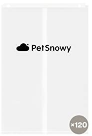 SNOW+ Kattlåda foder, självtätande avfallslådor för automatisk kattlåda, 120 st