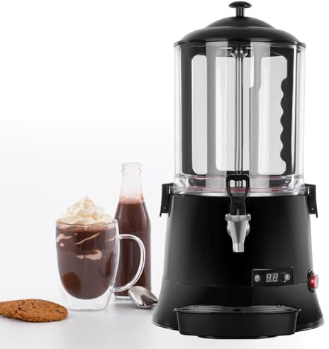 10L 110/220v Hot Chocolate Dispenser Machine, Electric Chocolate Beverage Making Machine, 30~90℃ Chocolate Tempering Machine,110V
