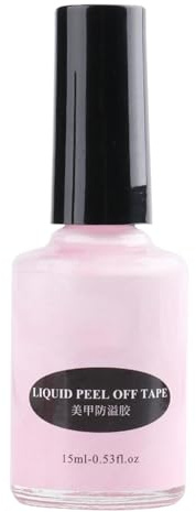 Liquid Tape for Nails - Liquid Peel Off Tape for Nails | Peel Off Gel Base Coat | 15ML Cuticle Nail Polish Skin Barrier Protector for Gel Polish | Skin The Perfect Manicure | Guard for Nail Polish