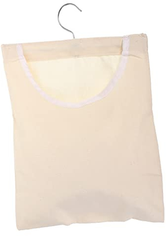 Homoyoyo Laundry Peg Bag Portable Hanging Storage Space-saving U-shaped Opening 360-degree Rotating Hook