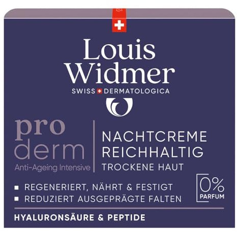 Widmer Proderm Nachtcreme Reichhaltig ohne Parfum 50 ml