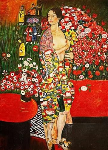 WDZFF Puzzle 1000 Stück - Klimts Reteo Kunst Ölgemälde Plakat - Wand Kunst Dekoration - Erwachsene Familie Stress Relief Puzzle Spielzeugs - Puzzles Für Ältere Erwachsene Xa453Wp