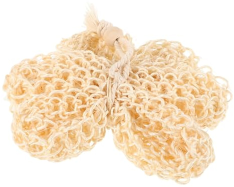 VILLCASE Bola de Ducha Exfoliante de Sisal para Adultos Función de Masaje y Eliminación de Impurezas, Herramienta Sencilla para Baño y Cuidado Corporal