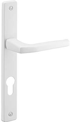 THIRARD - Poignée de porte Picardie laqué blanc trou de cylindre