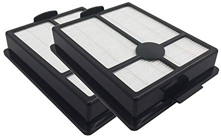 Trade-Shop Lot de 2 filtres HEPA allergiques pour aspirateurs Rainbow Rexair série E / E2 – Remplace Rainbow R7292, R12107B / Filtre à pollen