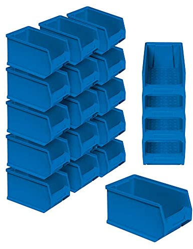 BRB 40x Sichtbox PROFI LB 5, LxBxH 175x100x75 mm, Inhalt 0,85 Liter, blau