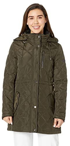 DKNY Quilt Jacket Loden MD (8-10)