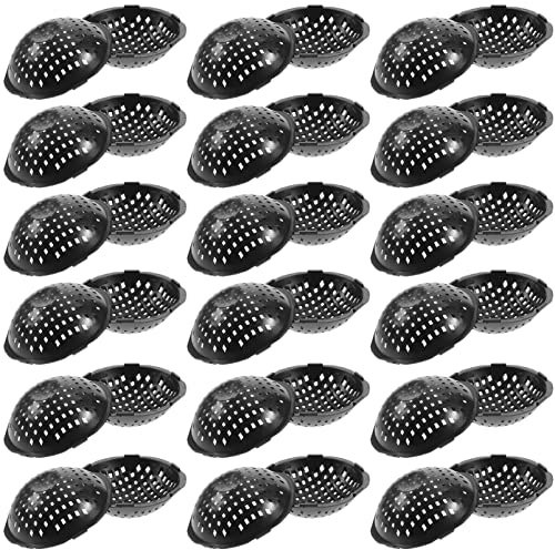 Angoily 50piezas Almohadillas De Malla para Macetas De Filtro De Drenaje para Bonsáis y Plantas Previene Fugas De Tierra Externo Material Duradero para Jardinería