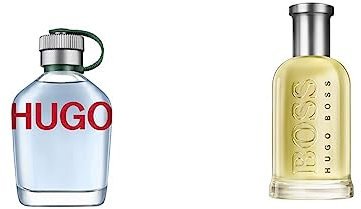 HUGO MAN EDT 125ml & BOSS BOTTLED EDT 200ml