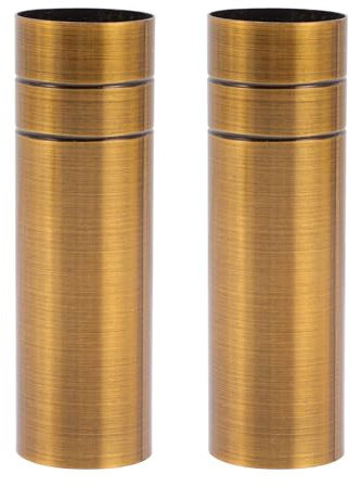 Uonlytech 2 Stücke Kristall Kronleuchter Kerzenhülsen Kerzenhalter Messing Hülsen Gold Kerzenfassung Kerzenhülle Fassungshülse für LED Kerzen Wandleuchte Lampe H?ngelampe Lampenschirm