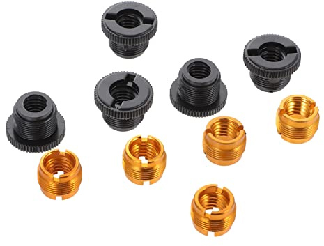 Supvox 20 Mikrofon-Clip- Mikrofonhalter Kamerastativ Mikrofon-Schraubenadapter Mikrofon-Zubehör 3/8 Bis 5/8 Mikrofon-Adapter Gewinde-Adapter Monitorhalterung
