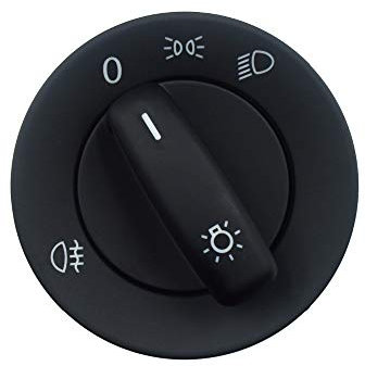 ZIxmix Car Headlight Switch Headling Nebelscheinwerfer-Schalterknopf/Passend for Volkswagen/Passend for VW Golf 5 6 Jetta 5 6 Headlight Switch