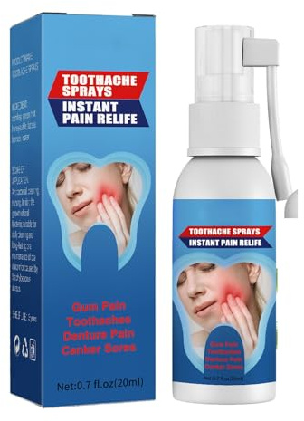 Freeze-ache Rapid Relief Dental Spray,Spray zur Linderung von Mundgeschwüren,Behandlung Von Zähnen und Zahnfleisch Spray,Zahnschmerz Zahnfleisch Schmerzmittel Spray
