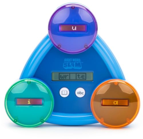 Educational Insights Sight Word Slam - Kindergarten Learning Activities, Sight Word Games, Electronic Phonics Flash Cards, Reading Games for Kids 5-7, Learn to Read CVC Words, Literacy Development