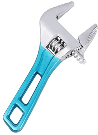 Hemobllo Llave Inglesa y Mango Corto Ajustable Multifuncional Apertura Regulable Acero al Carbono para Color Aleatorio Ducha y Grifo