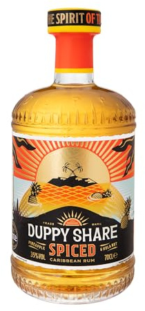 Duppy Share Spiced 70cl, Caribbean Rum, Pineapple & Kola Nut, 35% ABV