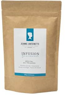JEANNE ANTOINETTE - Infusion Bio - Récital au Trianon - En vrac - Menthe et agrumes - Thé grec des montagnes - Épicée et fraîche - 200 g