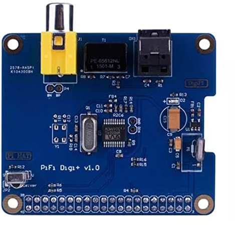 HIFI Digi + digitalt ljudkort I2S SPDIF optisk fiber RCA 3/2 B+