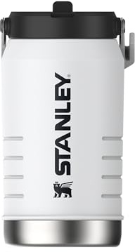 STANLEY 1913 IceFlow Flip Straw 2.0 Jug 1.9L - Chalk | Kühlt 20 Std. - 4 Tage eisgekühlt - Auslaufsicher - BPA-frei - Spülmaschinenfest