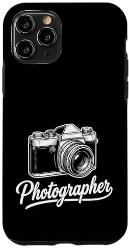 Vintage Analog SLR Camera Retro Photographer Film Case for iPhone 11 Pro