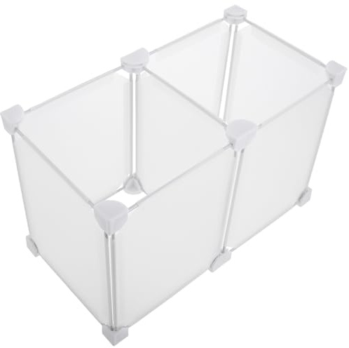 Panier Rangement en Plastique Congélateur de Coffre Blanc | Séparation et Classement, pour Zones de Stockage Cuisine, Accessoire de Réfrigérateur