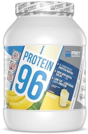 Frey Nutrition Protein 96 Banane Dose, 1er Pack (1 x 750 g)