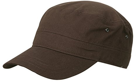 Myrtle Beach Trendiges Cap im Military-Stil aus robustem Baumwollcanvas (dark-brown)