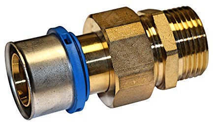 EasyPRESS Pressfitting Verschraubung AG DVGW für Mehrschichtverbundrohr u. PE-RT (Pressprofil: TH - Kontur) Verschraubung AG in (16 x 3/4)