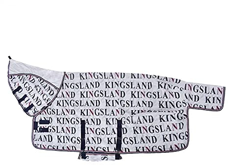 Kingsland - Top Notch Fliegendecke mit Hals - Wasserabweisend - Weiß - 125 cm