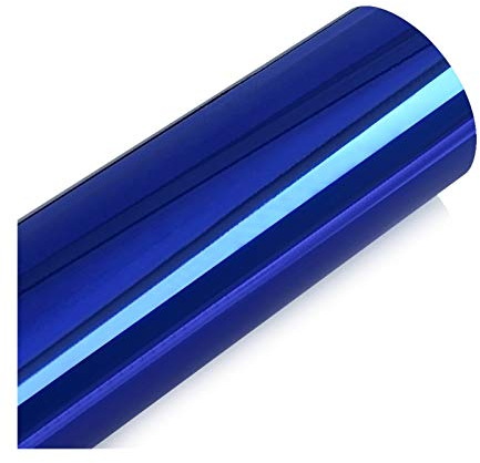 GSXLZ Lackschutzfolie Spiegel Vinyl Verpackung Film-Auto-Aufkleber-Abziehbild-DIY Auto-Fahrrad-Auto-Körper-Abdeckungs-Film-Autobedarf Verpackungen 993 (Color Name : Deep Blue, Size : 50x200cm)