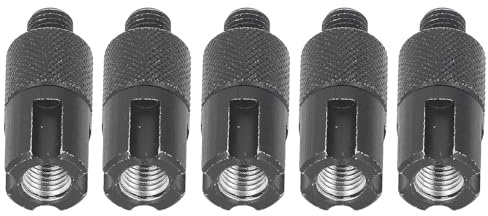 Alomejor 5-teiliger Angel-Schnellverschluss-Adapter Karpfen, Aluminiumlegierung Rod Pod Bank Sticks Anschluss f¨¹r Bissanzeiger