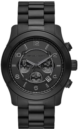 Michael Kors Runway Watch for Men, Quartz Chronograph movement with Stainless steel strap