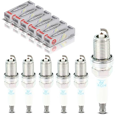 6x Original NGK PFR6X-11 Zündkerze Kompatibel mit A4 8K2 B8 3.2L 2007-2012 A4 Avant 8K5 B8 3.2L 2008-2012 A5 8T3 3.2L 2007-2012 A5 Cabriolet 8F7 3.2L 2009-2012 A5 Sportback 8TA 3.2L 2009-2012