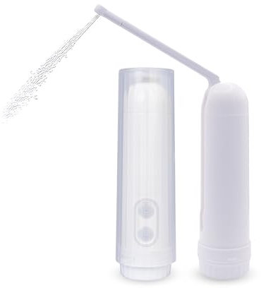 ZEY LUXE Portable Bidet – Mini IPX6 Waterproof Handheld Travel Bidet, 180° Adjustable Nozzle – Electric Personal Hygiene Spray for Postpartum Care, Hemorrhoid Relief & Perineal Cleansing, White