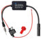 Amplificatore di Segnale Radio Antenna Auto FM AM - Booster 12V Con Adattatore Din, Nero
