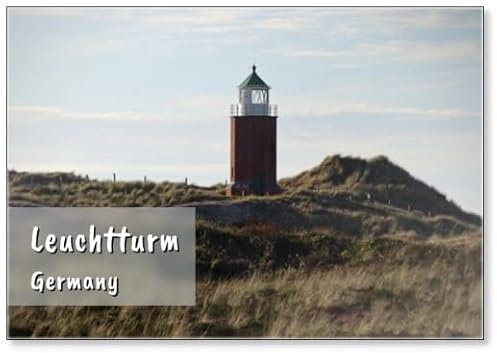 Kühlschrankmagnet Leuchtturm in Kampen Auf Sylt